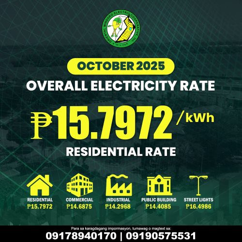 for the Month of October 2025